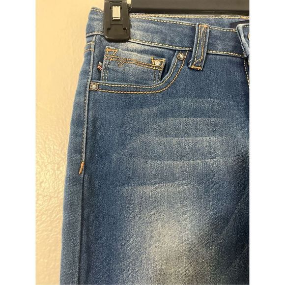 Vigoss Girls’ Patched Jeggings Size 12 - Picture 4 of 13